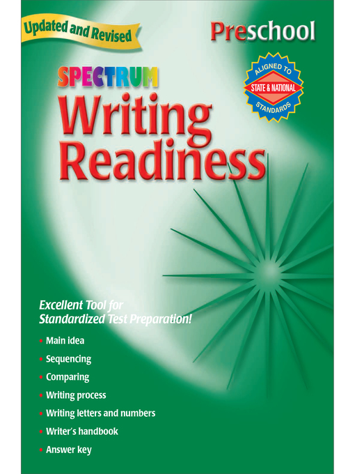 Title details for Writing Readiness, Grade PK by Spectrum - Available